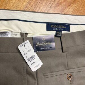 NWT Brooks Brothers Madison Pant - Khaki - 40Wx30L